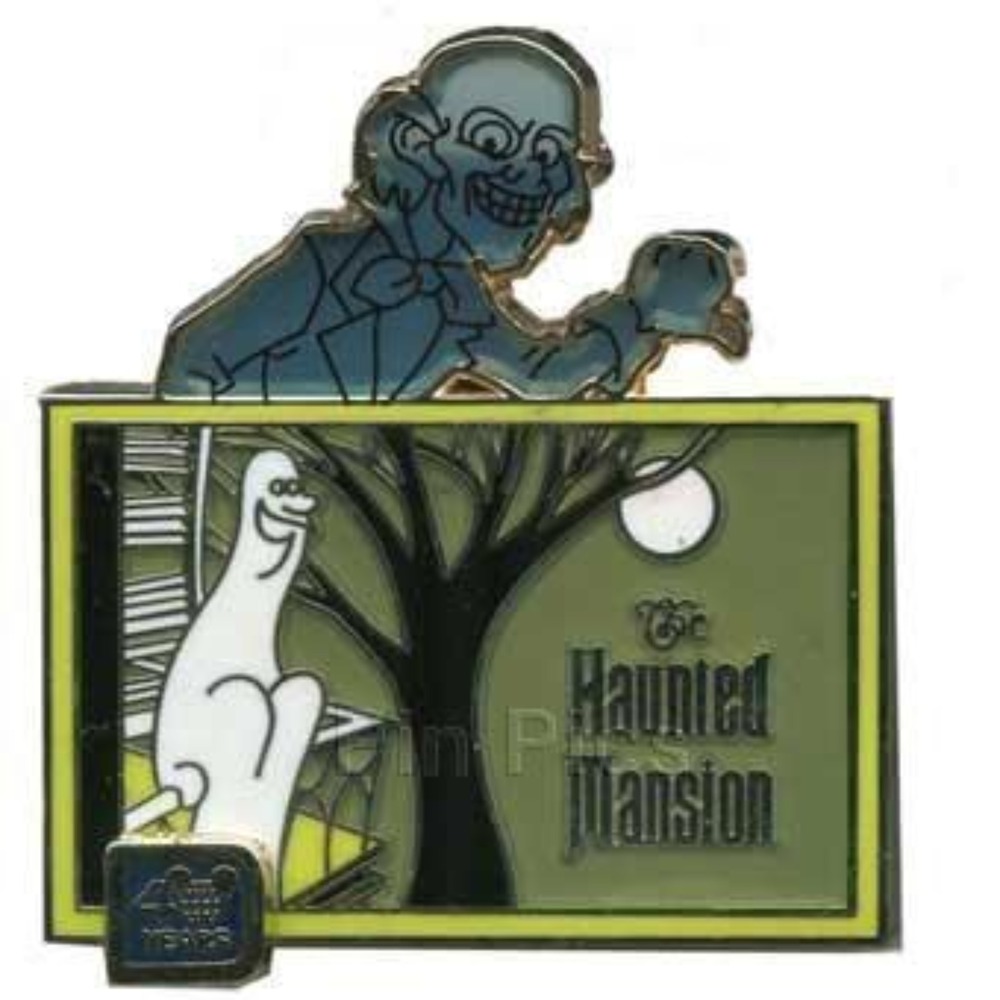 Disney Pin Haunted Mansion Ezra 40th Anniversary Walt Disney World LE 86480